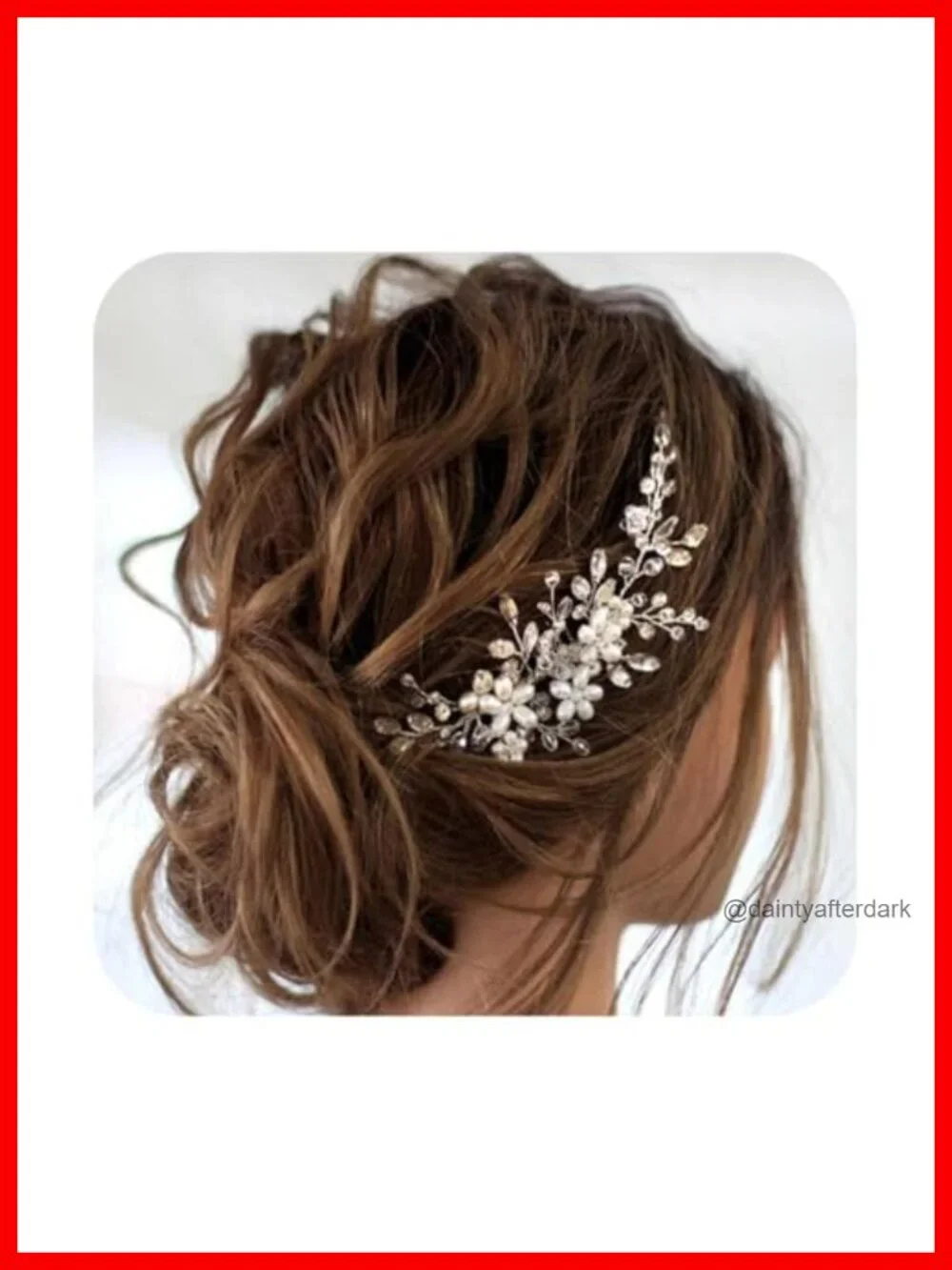 Vintage Pearl Wedding Hair Comb Bridal Hairpiece Hair Accessory
